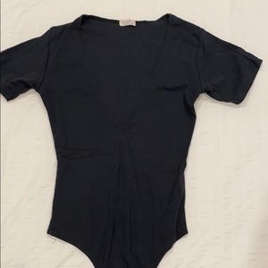 Brandy Melville Deep V Bodysuit
